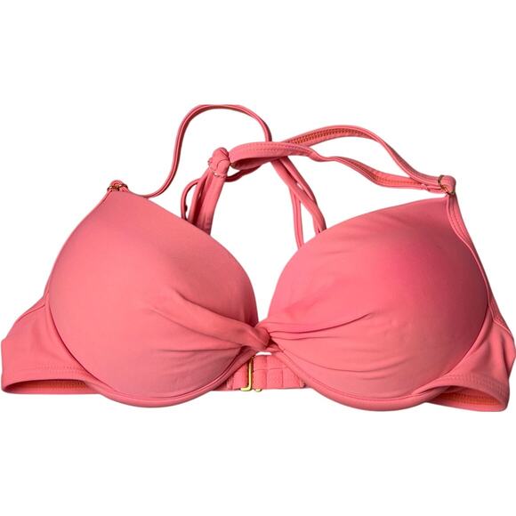 California Sunshine Pink Bikini Top Adjustable Strap Medium - Picture 1 of 5